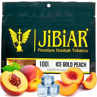 Тютюн Jibiar Ice Gold Peach (Голд Персик Лед) 100 гр