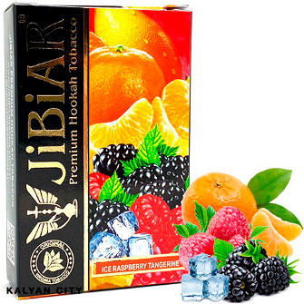 Табак JIBIAR Ice Raspberry Tangerine (Малина Мандарин Лед) 50 гр