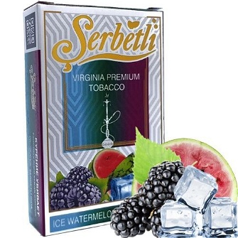 Табак Serbetli Ice watermelon blackberry (Лед Арбуз Ежевика) 50 гр
