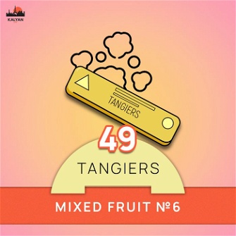 Tangiers Noir Mixed Fruit №6 (Виноград, Грейпфрут, Ежевика, Зеленое яблоко, Киви, Клубника, Лимон) 250г