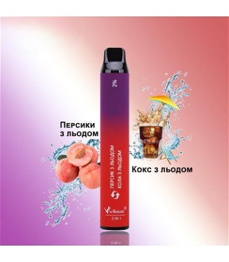 Vidge 2 in 1 SE 2000 Персик Лед - Кола Лед 2%