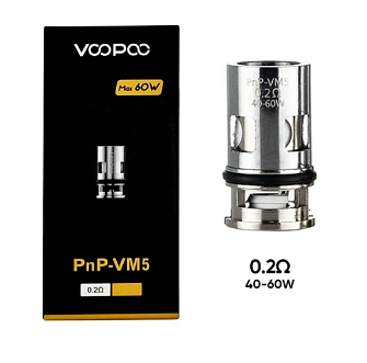 Змінний випаровувач VOOPOO PnP-VM5 0.2 Ом Mesh