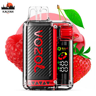 Vozol Vista 20000 Strawberry Raspberry Cherry (Полуниця Малина Вишня)