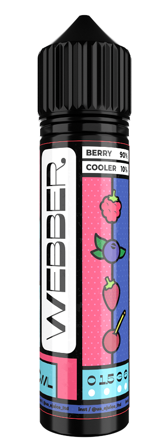 Набір Webber Органіка Berry Mix Cooler (Ягідний Мікс з холодком) 120мл 3мг