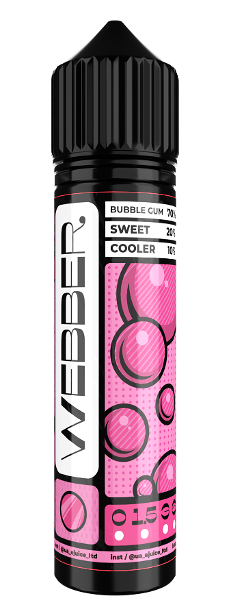 Набір Webber Органіка Mint Bubble Gum (М'ятна Жуйка) 60мл 3мг