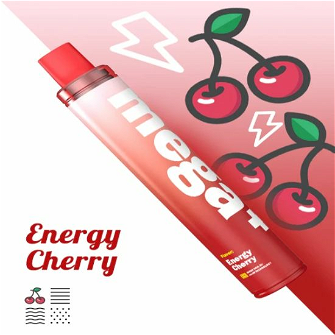 Wotofo Mega+ 2500 Energy Cherry (Енергетик Вишня)