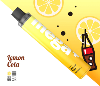 Wotofo Mega+ 2500 Lemon Cola (Лимон Кола)
