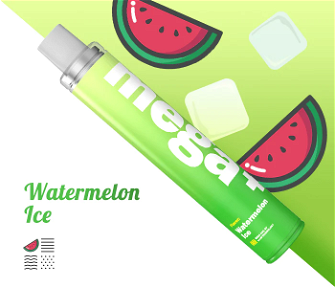 Wotofo Mega+ 2500 Watermelon Ice (Арбуз Лед)