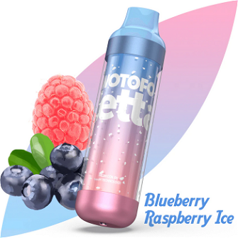 Одноразка Wotofo Zetta 6500 RGB Blueberry Raspberry Ice (Черника Малина Лед)
