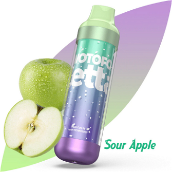 Одноразка Wotofo Zetta 6500 RGB Sour Apple (Кисле яблуко)