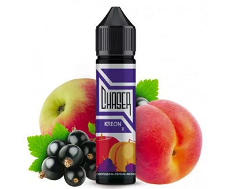 Рідина Chaser Органіка 60 мл 1,5 мг зі смаком Персика, Яблука і Чорної смородини (Kreon X)
