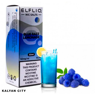 Жидкость ELFLIQ Blue Razz Lemonade (Лимонад Синяя малина) 30 мл.